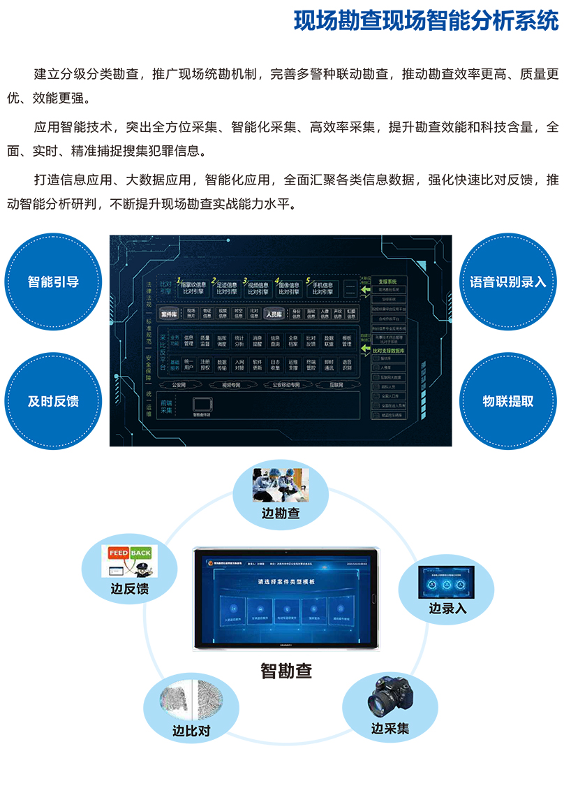 现场勘查现场智能分析系统